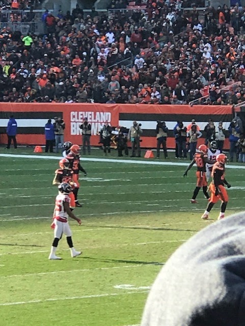 Cleveland Browns game field view