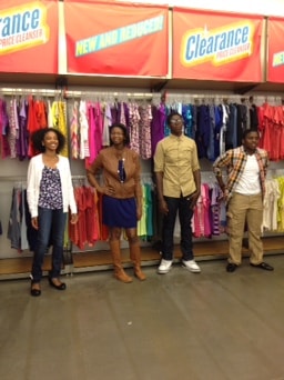 Donor shopping trip with youth